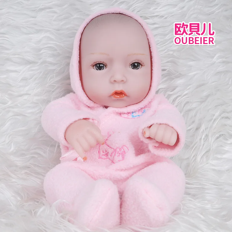 

bebes reborn doll 28cm soft silicone reborn toddler baby dolls com corpo de silicone menina Christmas surprice gifts lol doll