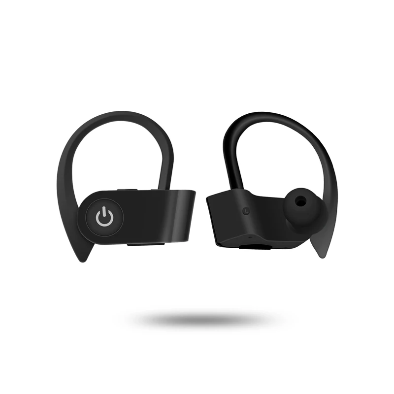 Черный TWS Mini Dual V5.0 Bluetooth наушники настоящие беспроводные гарнитуры 3D стерео звук наушники двойной микрофон с зарядным устройством - Цвет: Черный