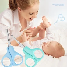 Newborn Baby Convenient Baby Care Safe Nail baby Stainless Steel Safety Nail Clippers Scissors Manicure Cutter Nail Care