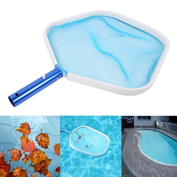 

Multifunction Pool Skimmer Spas Dirt Flower Petals Pool Fine Mesh Remove Leaves Handheld Water Park Aluminum Alloy Tool