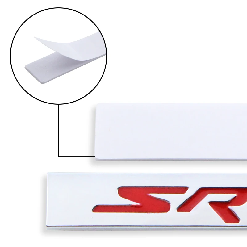 2 шт. 3D автомобильный Металл srt наклейки Наклейка на багажник значок для Chrysler Aspen Ypsilon для джип Dodge Cherokee Wrangler ZJ WJ WK XK