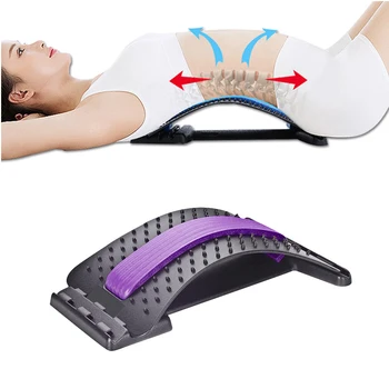 

Lumbar Orthotics Stretch Relief Traction Home Lumbar Massager Magic Stretcher Fitness Support Relaxation Spine Relief Corrector