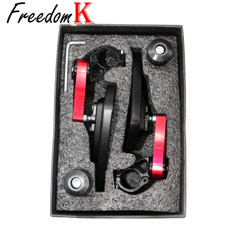 CNC 오토바이 백미러 범용 투명 유리 스쿠터, Z250 Z300 Z650 Z750 Z800 Z900 Z900RS Z1000 Z1000SX 7/8 인치 22mm