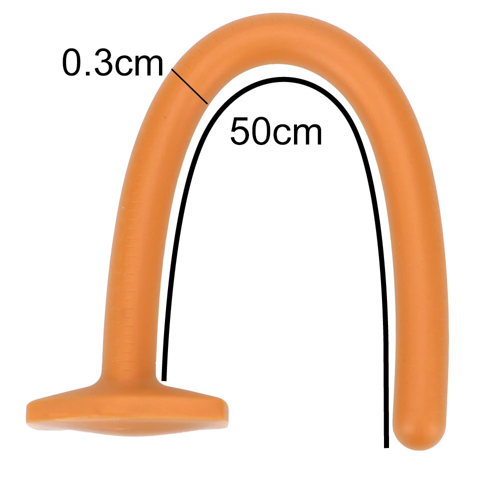 Extra Long Anal Dildo For Prostate Massage In Liquid Silicone_voghion.com