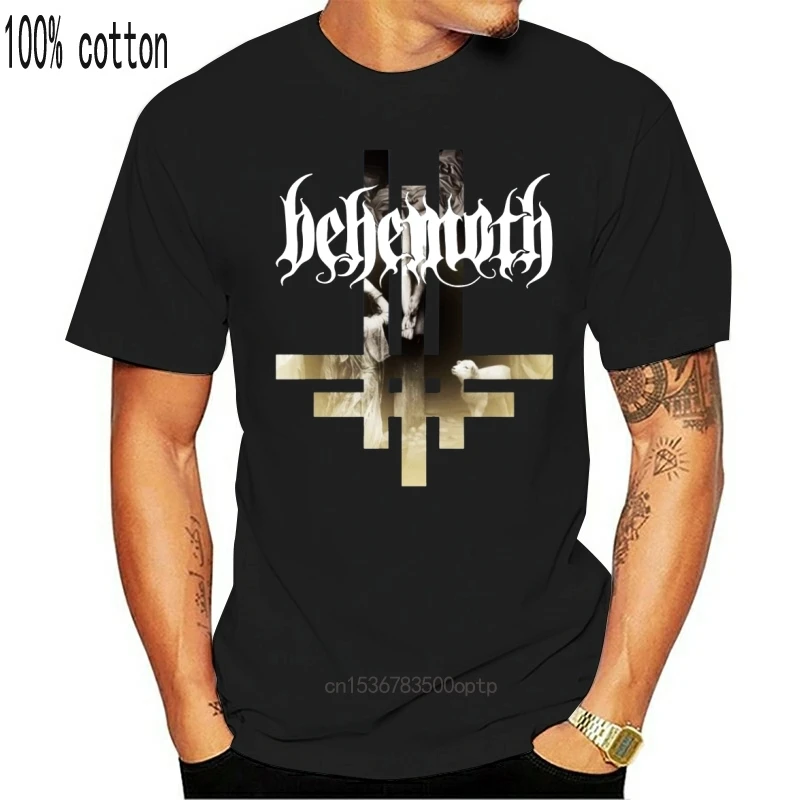 Новинка футболка с надписью Behemoth Heavy Bloody Death черная темно-синяя мужская и женская