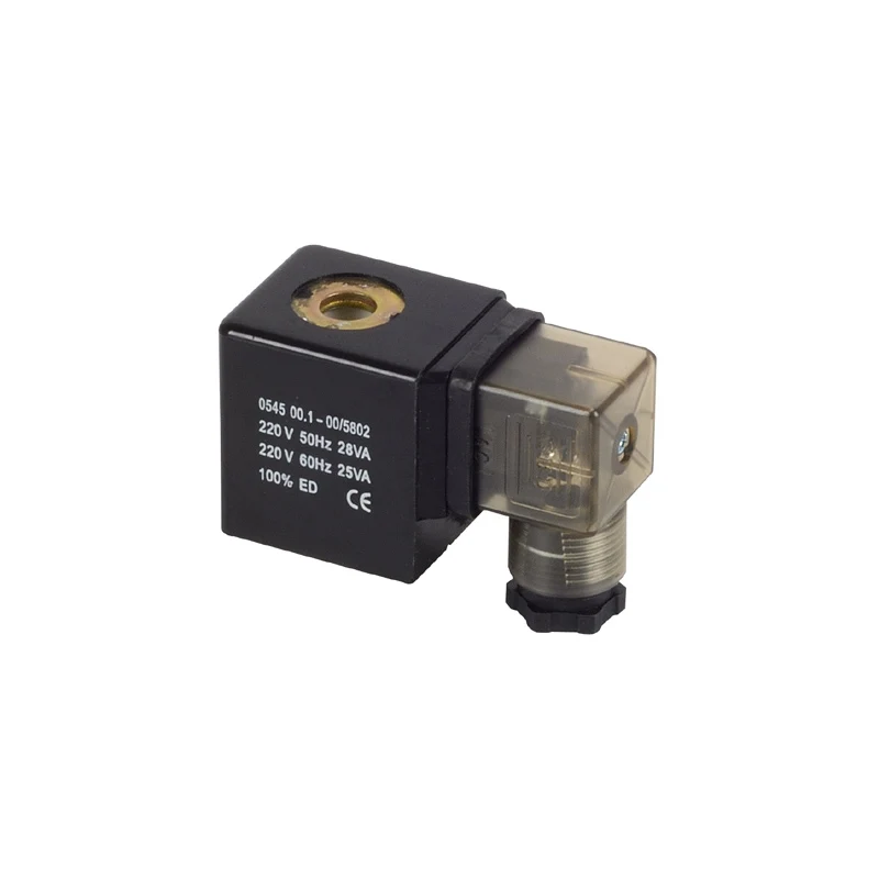 

Free Shipping 2PCS/Lot Solenoid Valve COIL 0545 Model for PU Series Valve LED DIN43650A Connector DC12V DC24V AC110V or AC220V