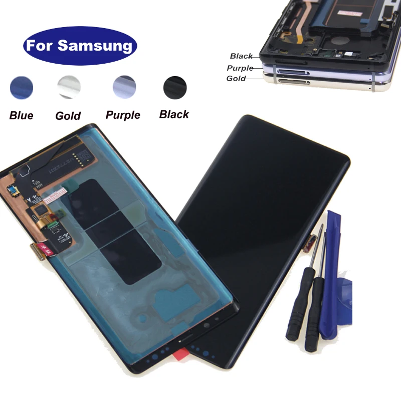 6," Super AMOLED для samsung Galaxy Note 8 N950F ЖК-дисплей сенсорный экран дигитайзер ЖК-дисплей для Galaxy Note8 lcd