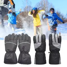 USB перчатки с электрическим подогревом для пальцев толстые перчатки для сноуборда теплые снегоход «Snow» перчатки для мужчин и женщин