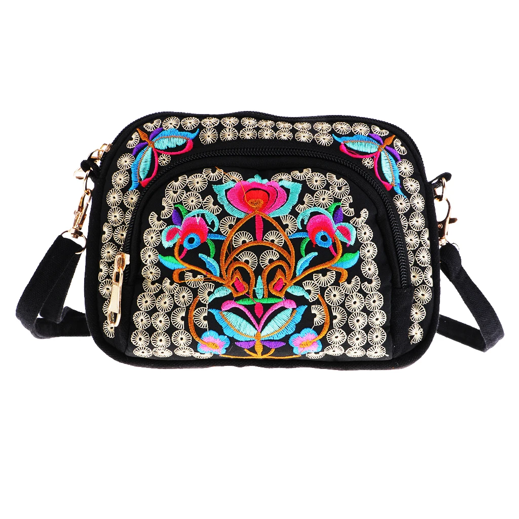 1pc Embroidery Bag With Beads Decor Great Gift To Mother, Wife, Girl Friend