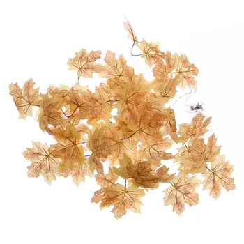 

Light String Fairy Lights Battery Operated Maple Leaves Christmas Supply Xmas Home Room Holiday Lighting Decoration Modern
