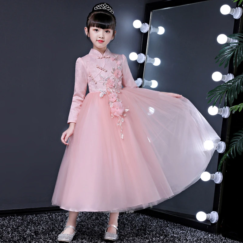 pink bridesmaid dresses kids