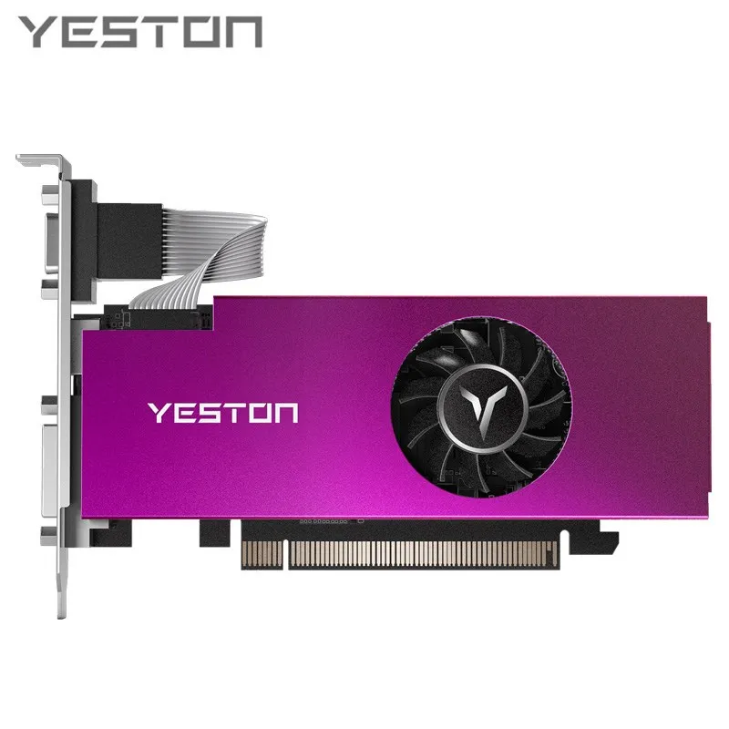 

Yeston RX550-4G D5 LP Gameing Graphics Cards Radeon Chill 4GB Memory GDDR5 128Bit 6000MHz VGA + HDMI + DVI-D GPU