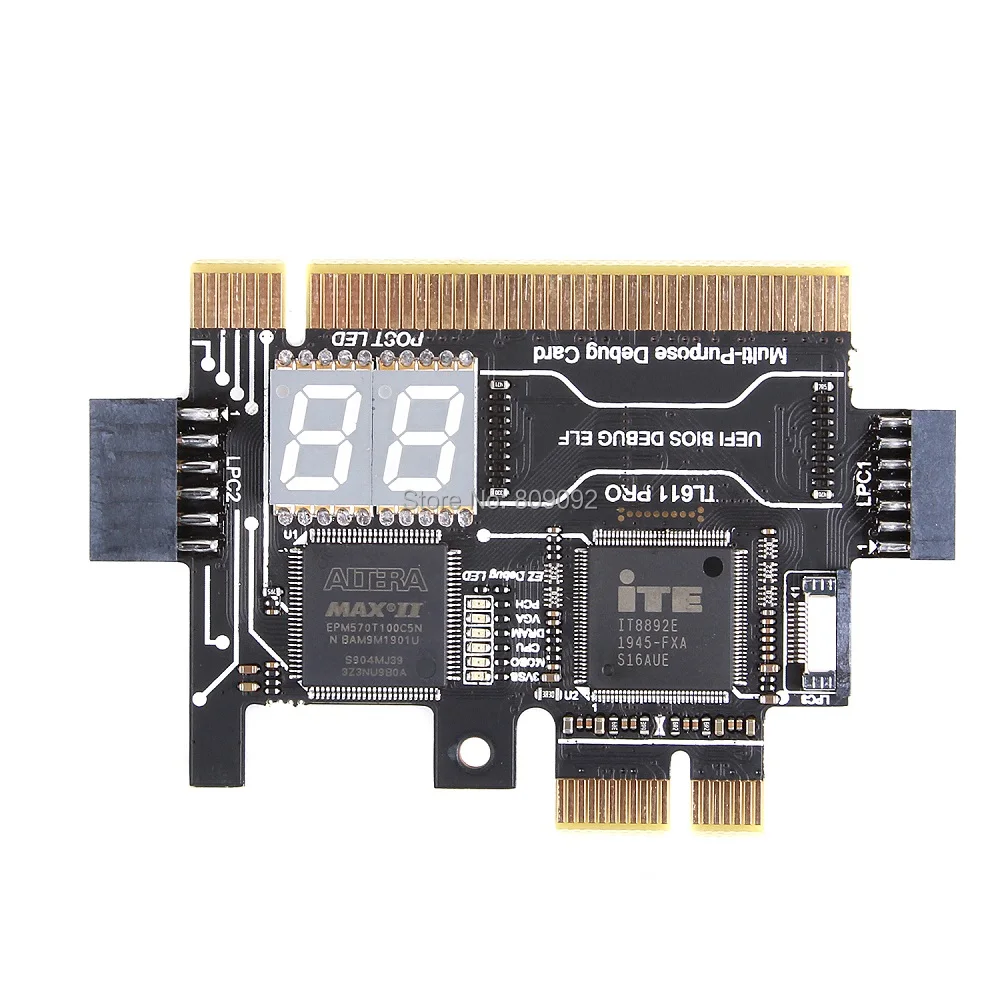 Goedkoop Universele Laptop En Pc Pci Pci E Mini Pci E Lpc Moederbord Diagnostic Test Analyzer Tester Debug Kaarten Voor Laptop Desktop
