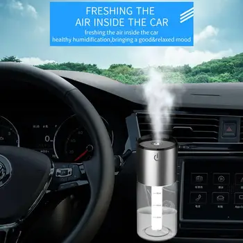 

100ML Portable Electrical Car Air Humidifier 12V /24V QC3.0 Dual USB Fast Charge Car Air Purifier Auto Air Spray Aromatherapy