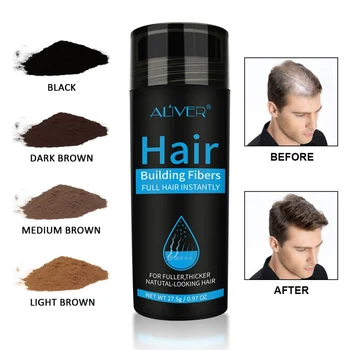 

Hair Building Fibers Natural Keratin Hair Fibers Instantly Thickens Thinning Or Balding Hair - Hair Loss Concealer Deep Repair