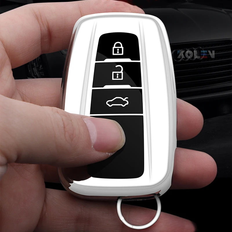 Custodia morbida per chiave a distanza per auto in TPU proteggi Shell per Toyota Camry RAV4 Prius Avalon C-HR Corolla Prado Land Cruiser accessori - H8125d2248c25447d8e8c536bf1e80f11O
