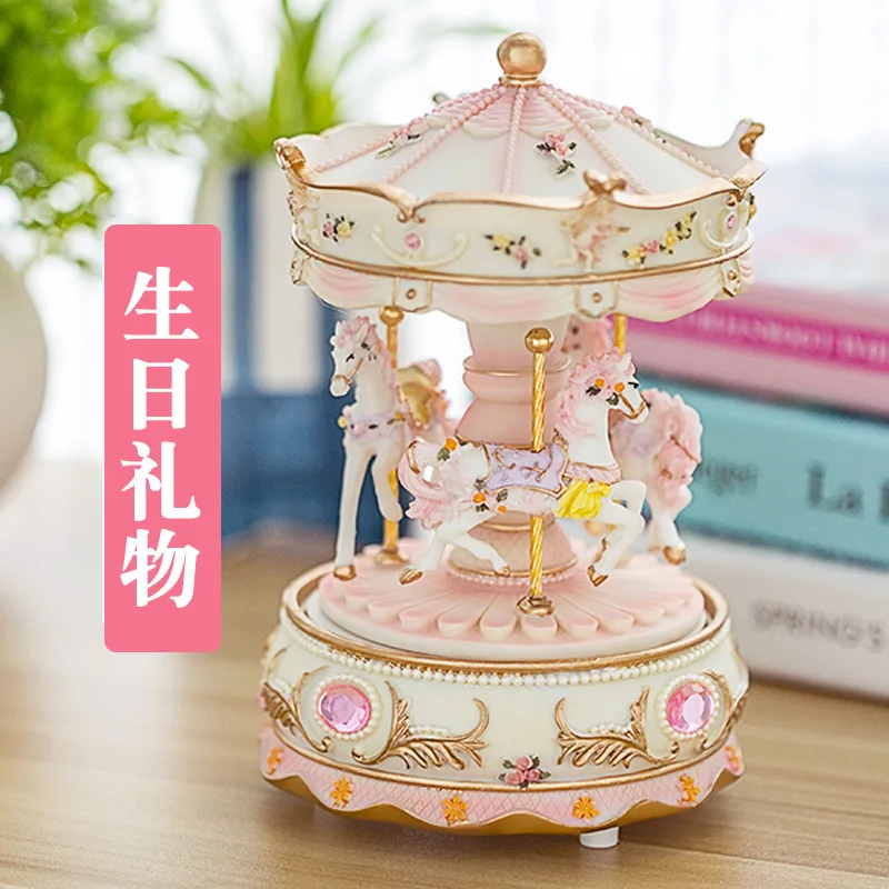 Taoyuan Фабрика магазин роторный троянская музыкальная шкатулка восемь музыкальная копилка подарок на день рождения для девочек