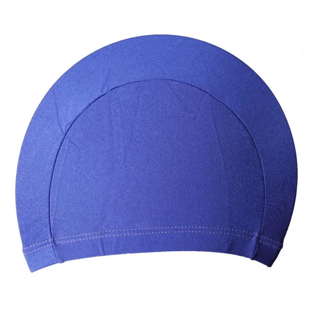 Free Size Fabric Protect Ears Long Hair Sports Siwm Pool Swimming Cap Hat Sporty Ultrathin Bathing Caps For Adults Men Women 2