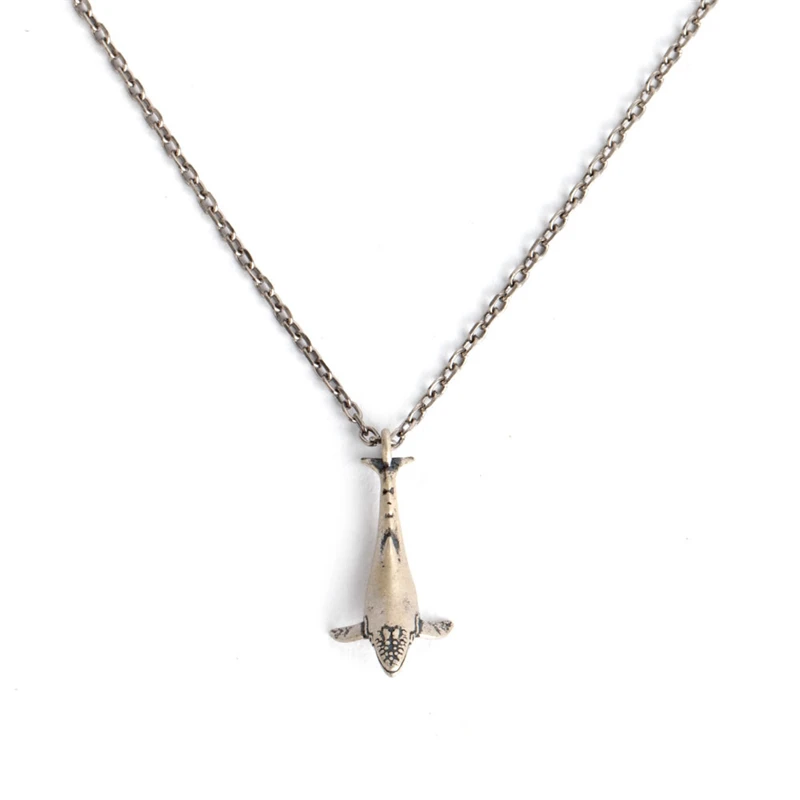MKENDN Ocean Style 100% 925 Sterling Silver 52HZ Whale Pendant Necklace For Men Women Love Jewelry Gift 6