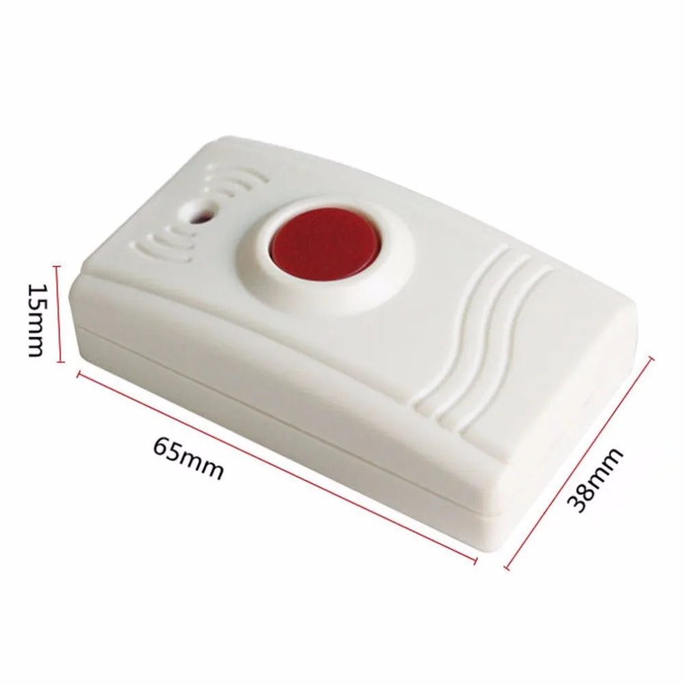 Беспроводная аварийная тревожная кнопка SOS 315MHz одна клавиша Аварийная кнопка для домашняя система охранной сигнализации старшая Аварийная кнопка