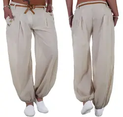 Мягкое хлопковое полотно, эластичные однотонные брюки кэжуал, хлопковые дышащие универсальные шаровары по щиколотку, большие размеры 34