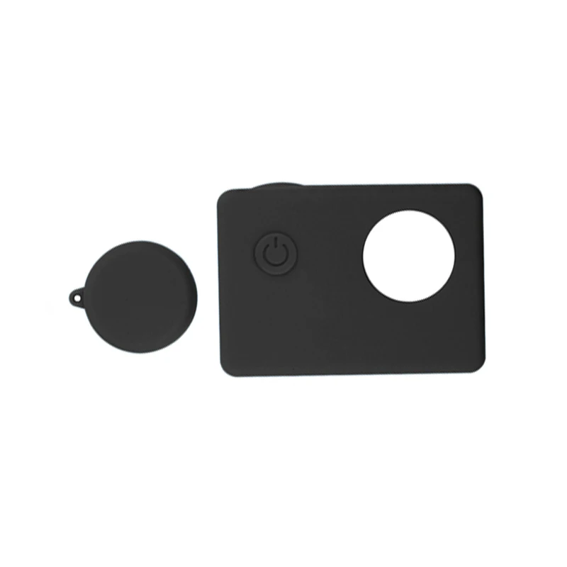 Black Аксессуары для Sjcam Мягкий силиконовый чехол-защита для Sjcam Sj4000 Sj5000 Sj6000 Sj7000 Sj9000 аксессуары для экшн-камеры - Цвет: Black