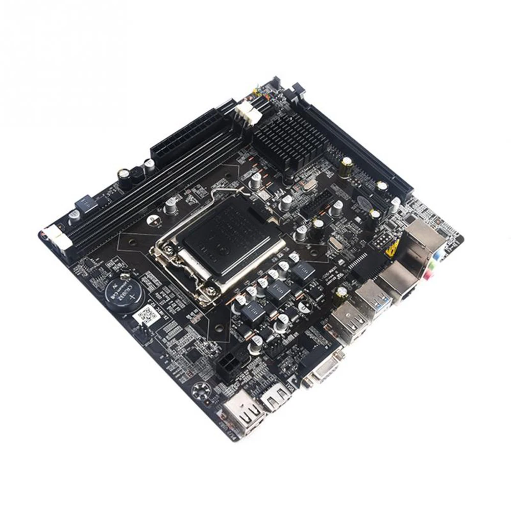 Новейший процессор Intel H61 разъем LGA 1155 Материнская плата mикро ATX 16 Гб 2 DDR3 1600 1333 1066 для Ксеон i3 i5 i7 LGA1155 CPiU материнская плата