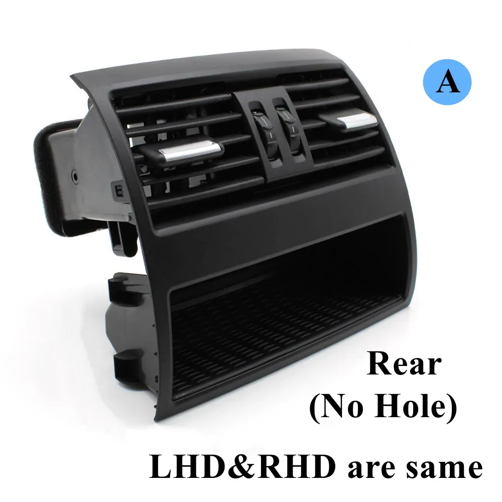 LHD RHD Front Left Right Rear AC Conditioner Chromed Air Vent Grille Cover Compatible With BMW 5 Series F10 F11 F18 520i 523i 525i 528i 535i(Rear-Model C - View #14