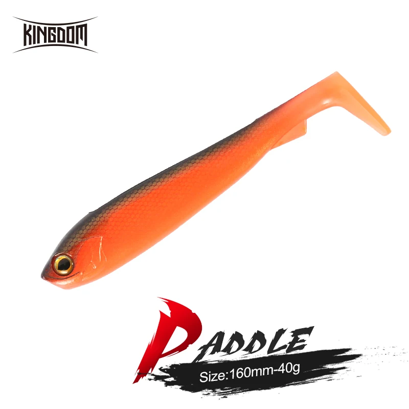 Kingdom Hot IMPULSE Paddle Shad Мягкая приманка для рыбалки супер чувствительный Т-образный