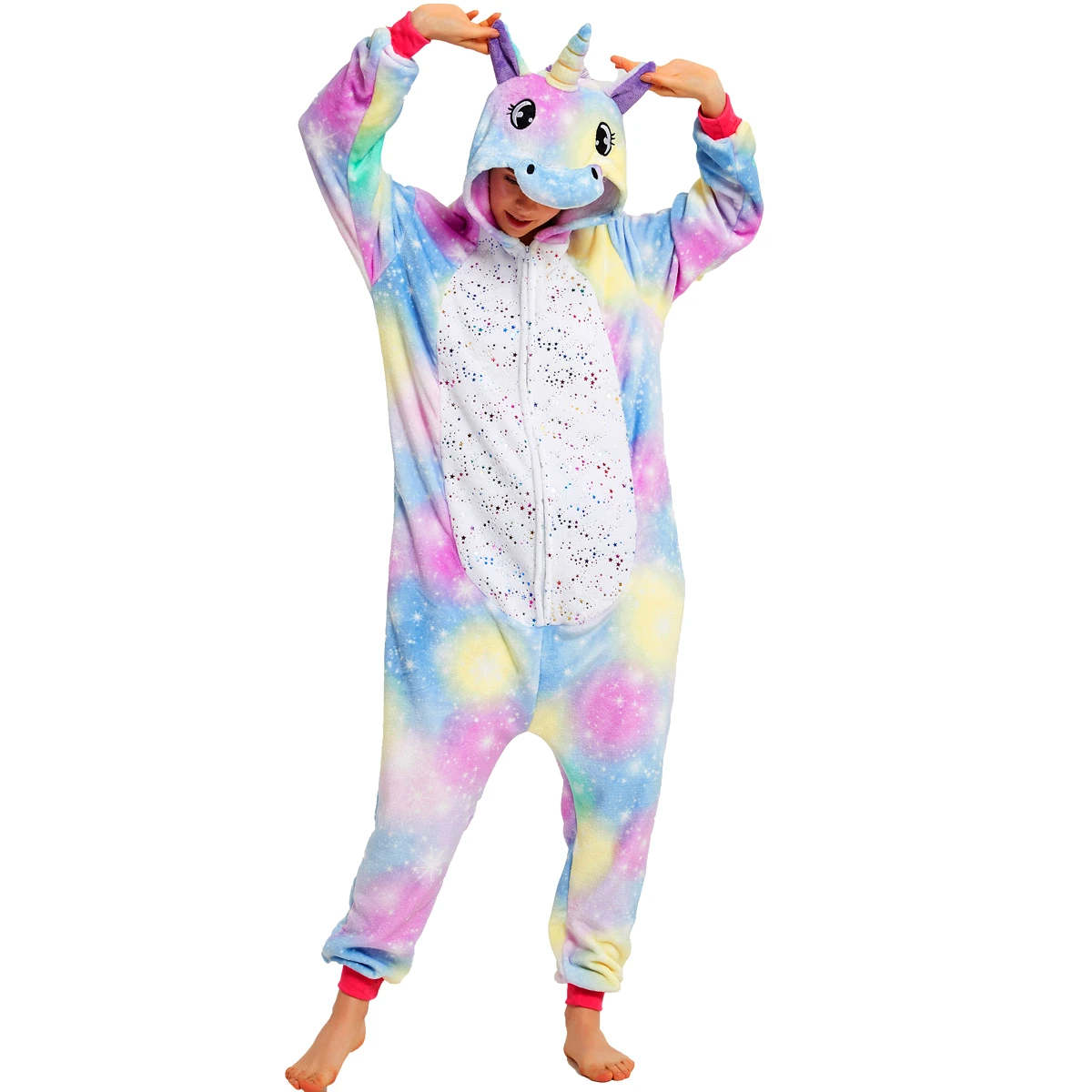 fluffy unicorn onesie