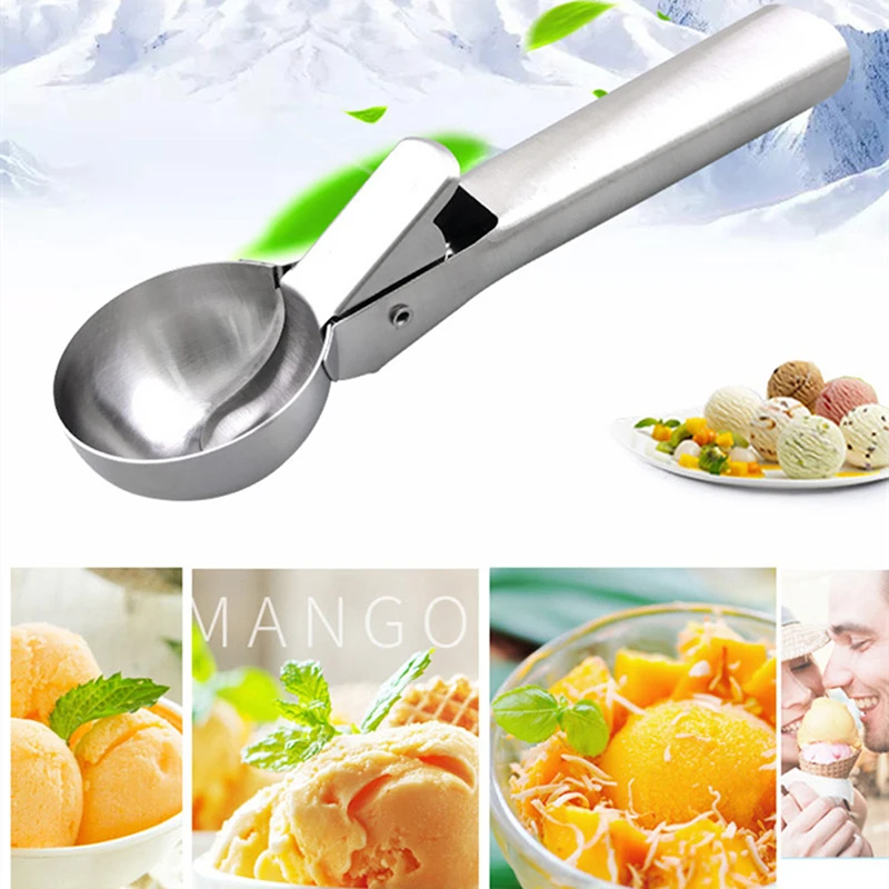 Hot Sale 1pc Stainless Steel Coffee Spoon With Long Handle Kitchen Scoops Ice Cream Dessert Tea Set | Дом и сад