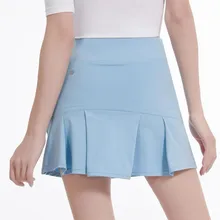 Женская спортивная короткая юбка невидимый карман Йога короткая юбка фитнес дышащие шорты для бега спортивные элегантные полозоченные Броши юбка