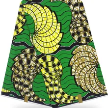 Африканская вощеная ткань принтом для пэтчворк Анкара ткань африканская ткань высокого качества 12 ярдов хлопок ткань для платья HH-Y11