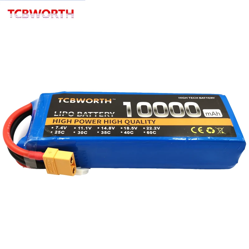 RC 3S LiPo Battery 11.1V 10000mAh 25C for Airplane Helicopter Quadrotor Drone Boat Li-Po New Original Rechargeable | Игрушки и хобби