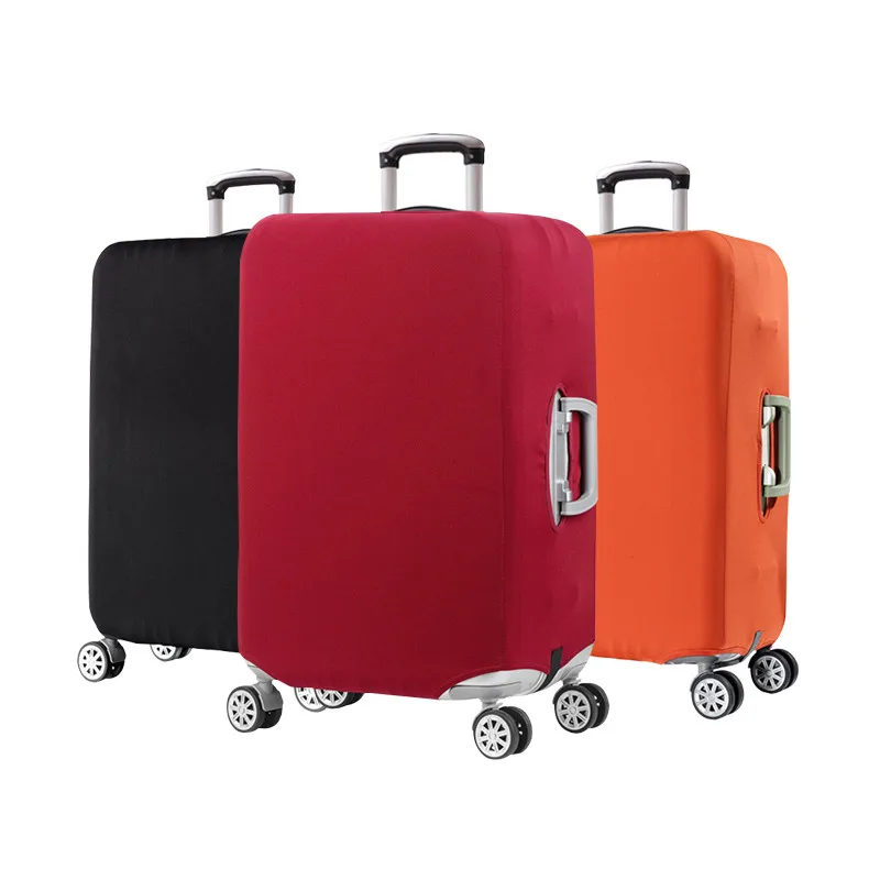 

Solid Color Stretch Fabrics Travel Suitcase Dust Cover Luggage Cover for 18-30 Inch Trolley Case Dust Cover Travel Accessories