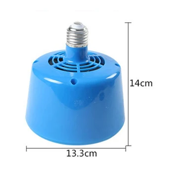 

1pc Poultry Heating Lamp 13.3x14cm 220V 3LED Heating Lamp Light Livestock Brooder Chicken Hatching Bulb