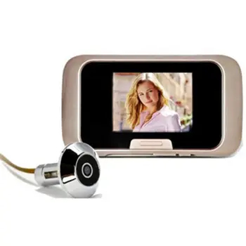 

2.8 inch LCD Sn Smart Peephole Viewer Visual Doorbell Digital Camera DVR Video Photo Recording EU Plug