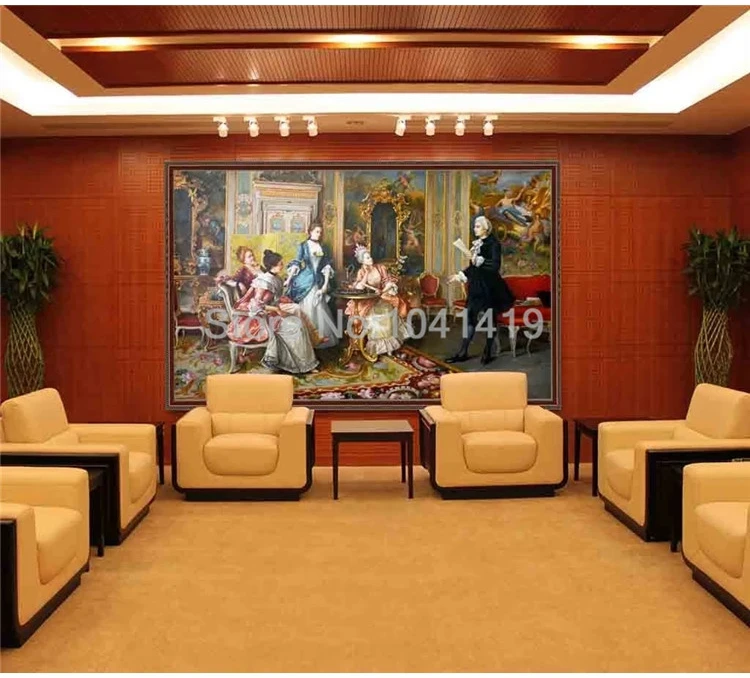 Personalizado 3D Stereo Europeu Tribunal Papel de