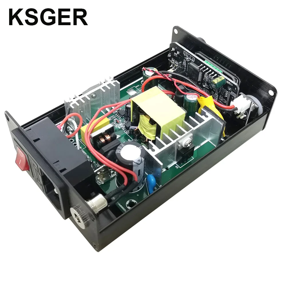 KSGER T12 паяльная станция AC/DC железные наконечники STM32 OLED V2.1S Электрический