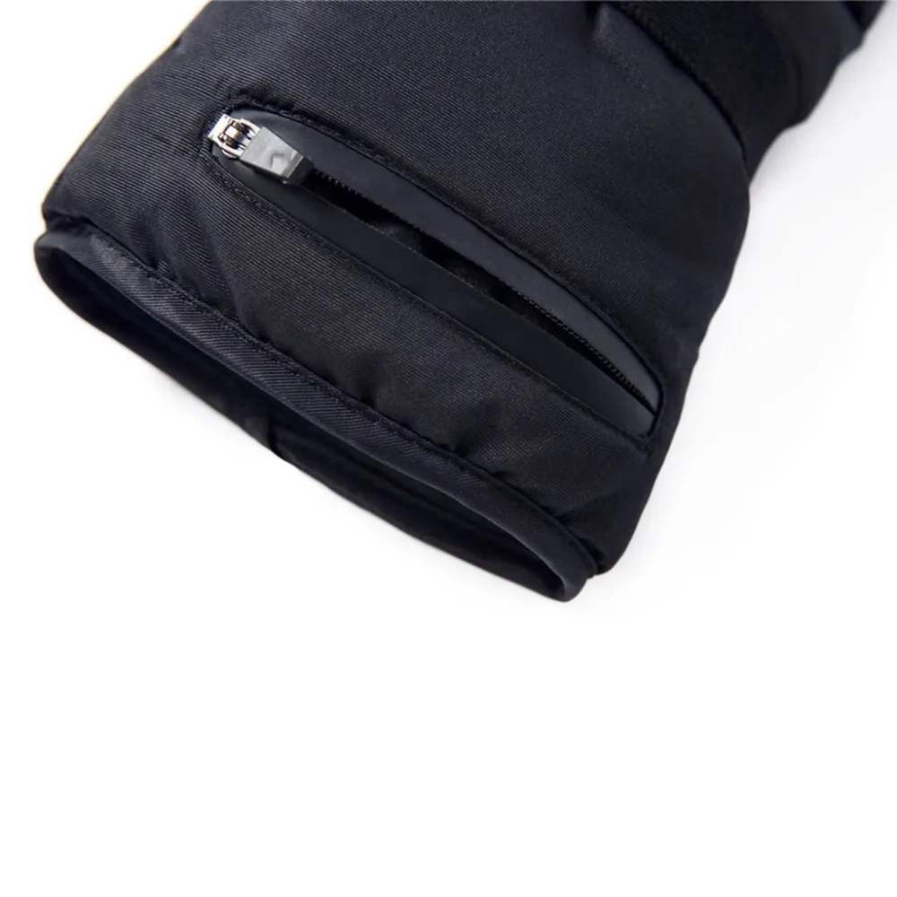 Winter electric heated gloves usb insulated thermostat gloves warm heating ski gloves three speed adjustable temperature 30O9 (18)