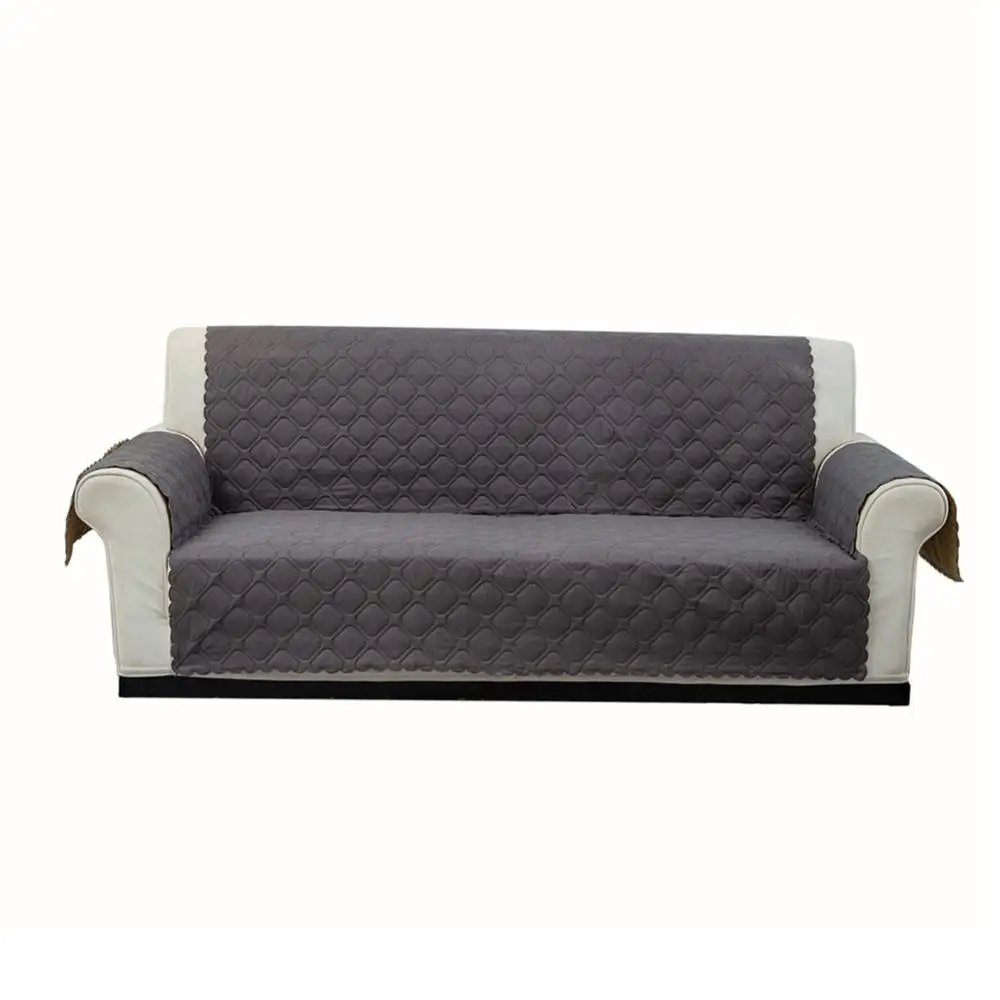 Gray 2 Seat Водонепроницаемый чехол для дивана Защитная крышка для дивана Чехлы из бесшовбесшовбесшовбесшовковковковковковковковковковковковковковковковковковковковковковковковковковковковковковбойский материал - Цвет: Gray 2 Seat