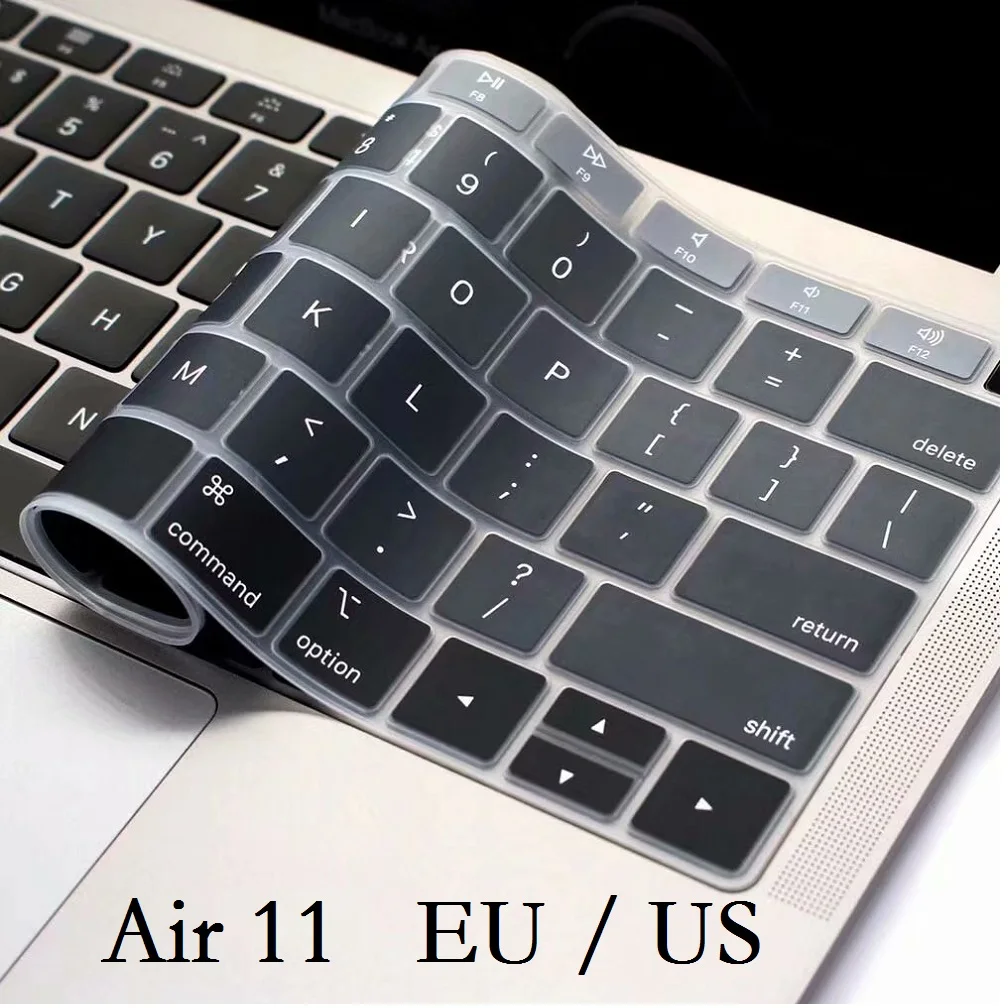 Protège-clavier Silicone Universel Pour Ordinateur Portable 15-17 Pouces - Dimensions 365x135 Mm, Anti-poussière, Anti-éclaboussures