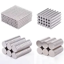 20pcs Φ1mm / 2mm / 3mm Round Neodymium Magnets Mini Magnet Disc Thickness 1/1.5/2/3/4/5mm Rare Earth Strong Permanent Magnet N35