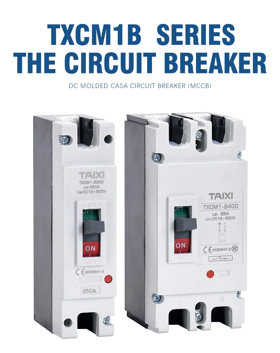 12v dc disjuntor 250a moldado caso disjuntores