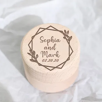 

Custom Rustic Wooden Wedding Ring Box Personalized Wood Ring Bearer Box Mariange Engagement Ring Holder Box Boda Decor