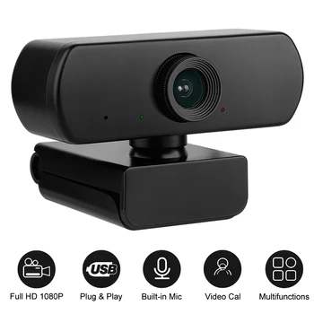 

Full HD 1080P Webcam USB With Mic Mini Computer Camera,Flexible Rotatable, for Laptops, Desktop Webcam Camera Online Education