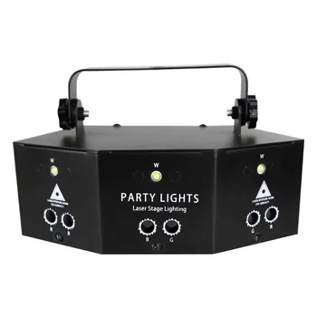 

Professional New 9 Eye Strobe Light Party Lights for Bar Birthday Wedding Live Show with Remote Control 19.5 x 8.7 x 6.7cm WWO66