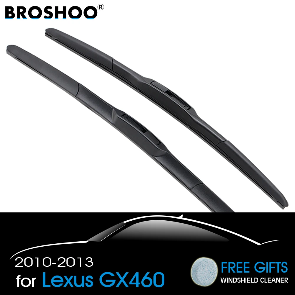 BROSHOO Auto Soft Rubber Wiper Blades Clean The Windshield For Lexus