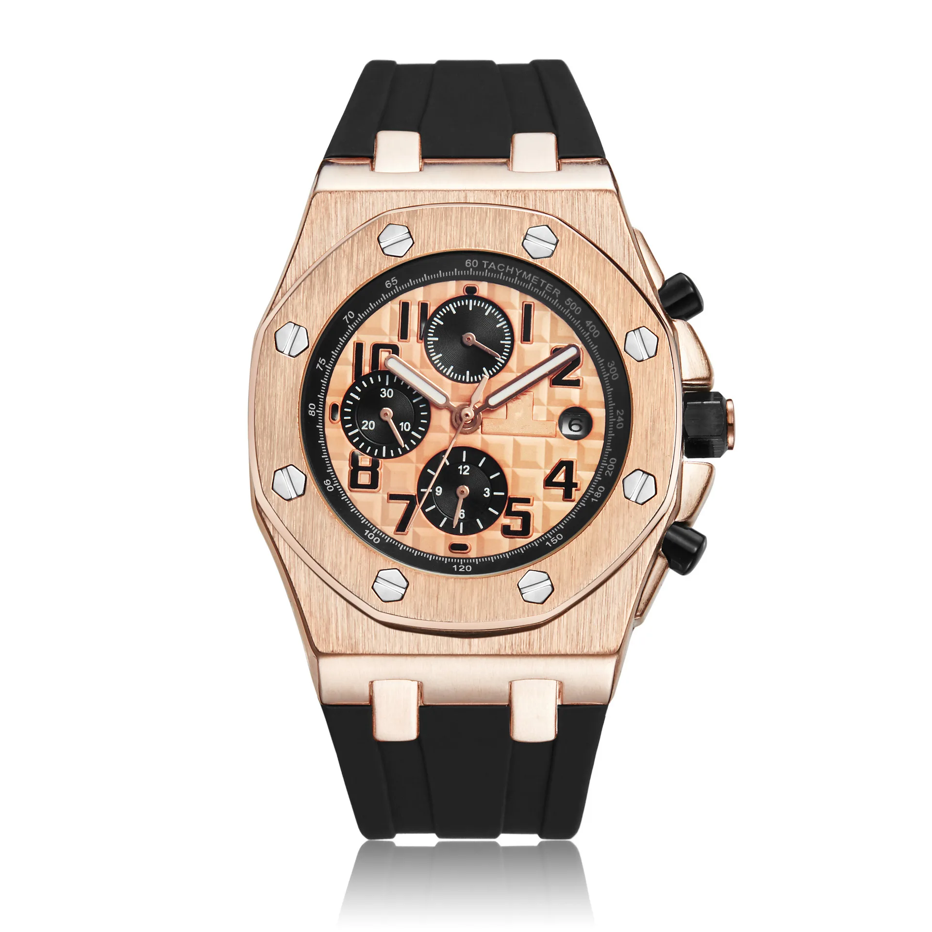 Роскошные брендовые Дизайнерские мужские часы Royal Oak, все циферблаты, автоматические механические часы, мужские спортивные наручные часы с хронографом - Цвет: 2