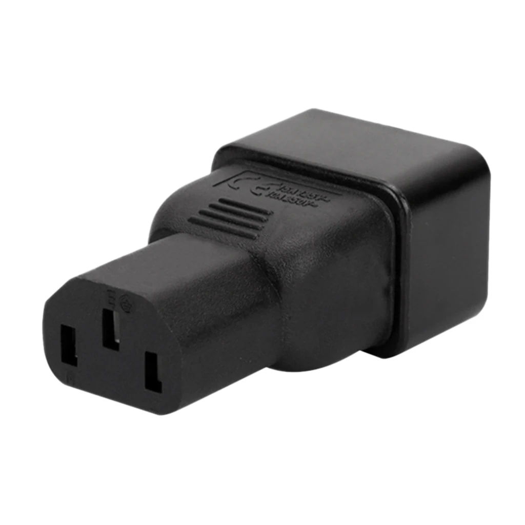 IEC 320 C20 Male Power Inverter Adapter To C13 Female 3  NEW